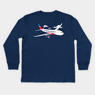 Sardines Airlines Kids Long Sleeve T-Shirt